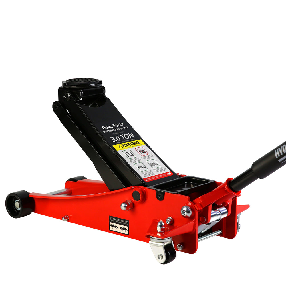 Ultra Low Floor Jack - Quick Lift Hydraulic Car and Truck Lifter