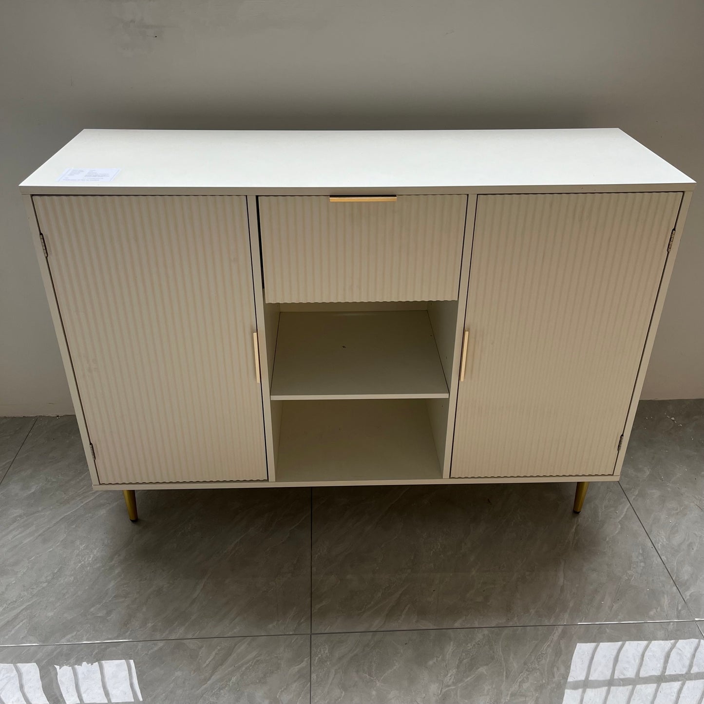 Wave Storage Cabinet with Drawers - Stylish & Versatile Buffet for Any Room