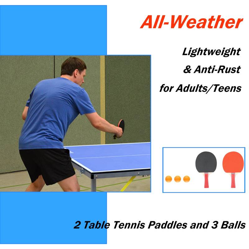 Easy Set Up Ping Pong Table for Fun Indoors & Outdoors