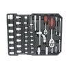 Rolling Black Tool Box with Multi-Layer Storage