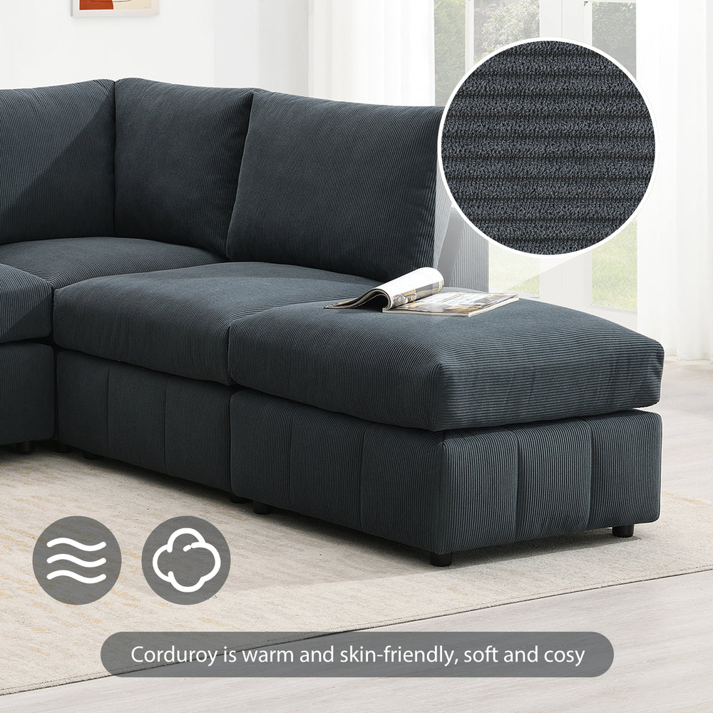 Versatile Modern Sectional Sofa Set