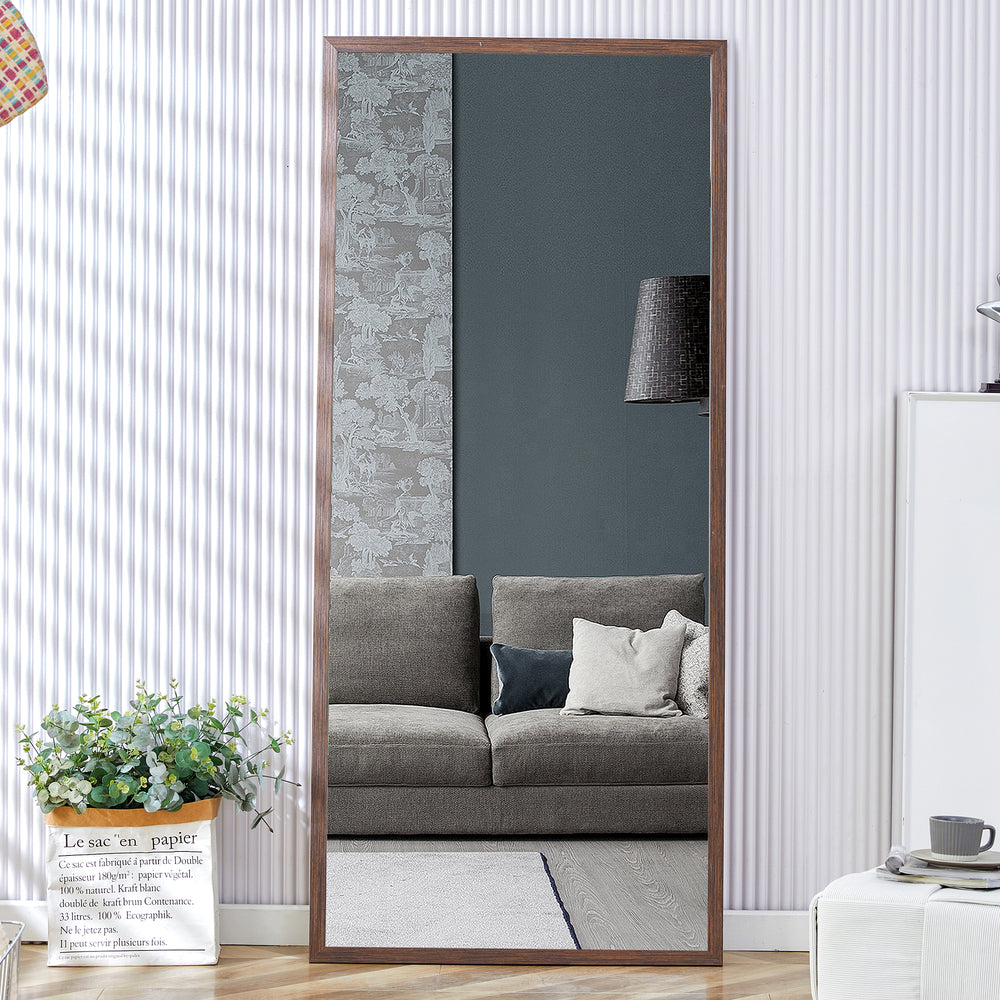 Elegant Full-Length Wooden Mirror