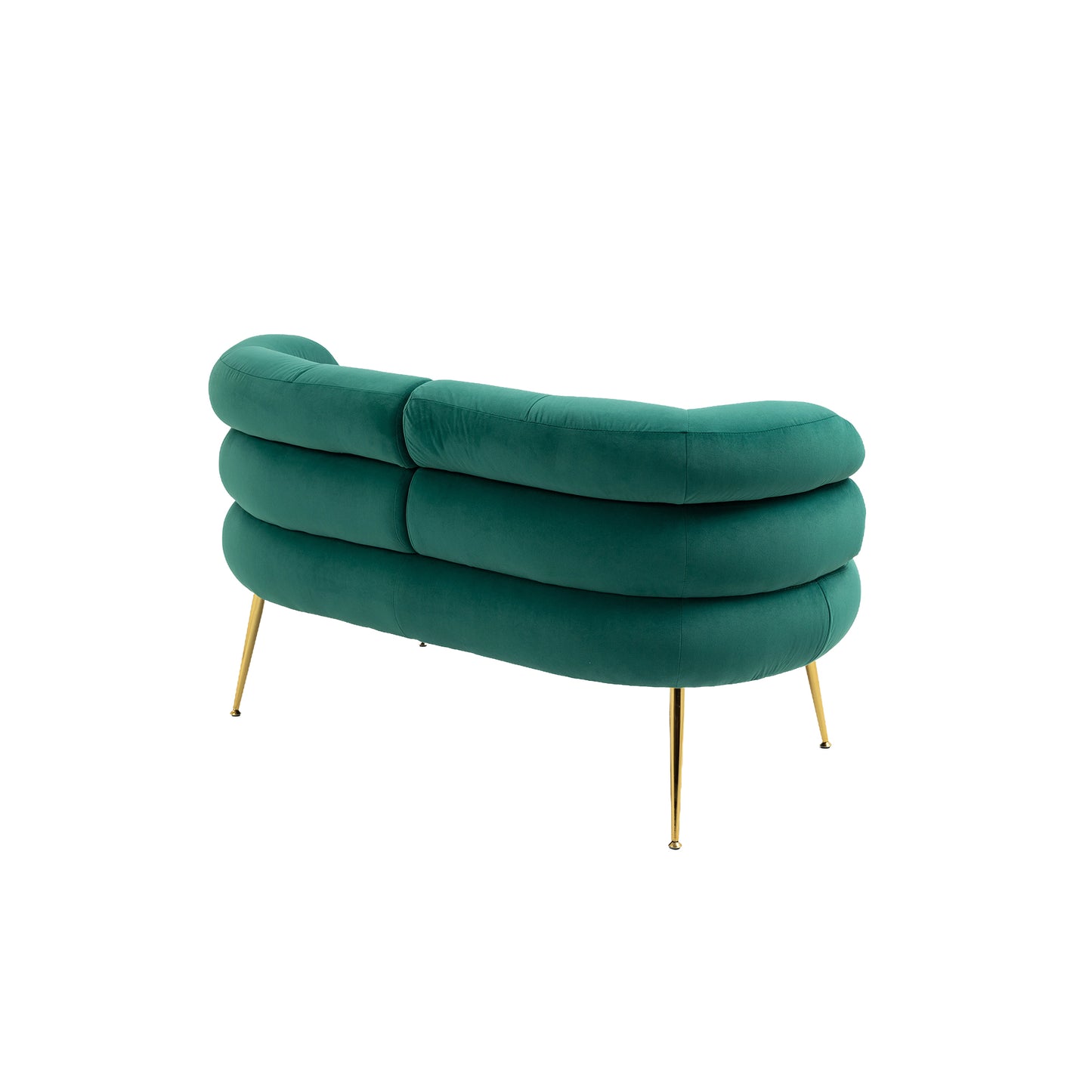 Chic Green Mini Loveseat