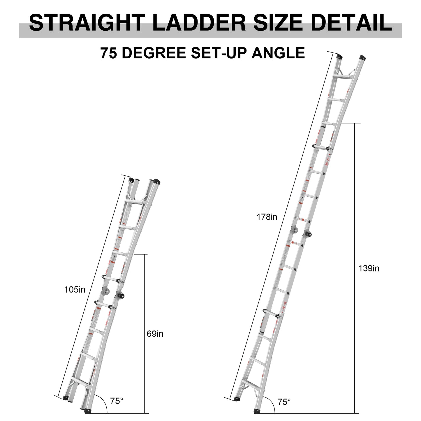 Versatile Aluminum Multi-Position Ladder