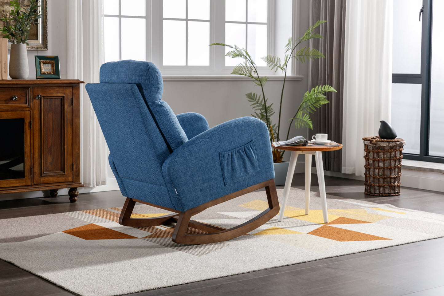 Cozy Glider Rocking Chair - Modern Comfort for Every Room