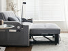 Versatile Velvet Sofa Bed with USB Charging & Adjustable Backrest