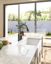 Charming Farmhouse White Ceramic Sink