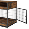 Rustic Dog Crate with Double Doors