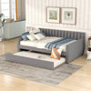 Cozy Gray Daybed with Hidden Trundle