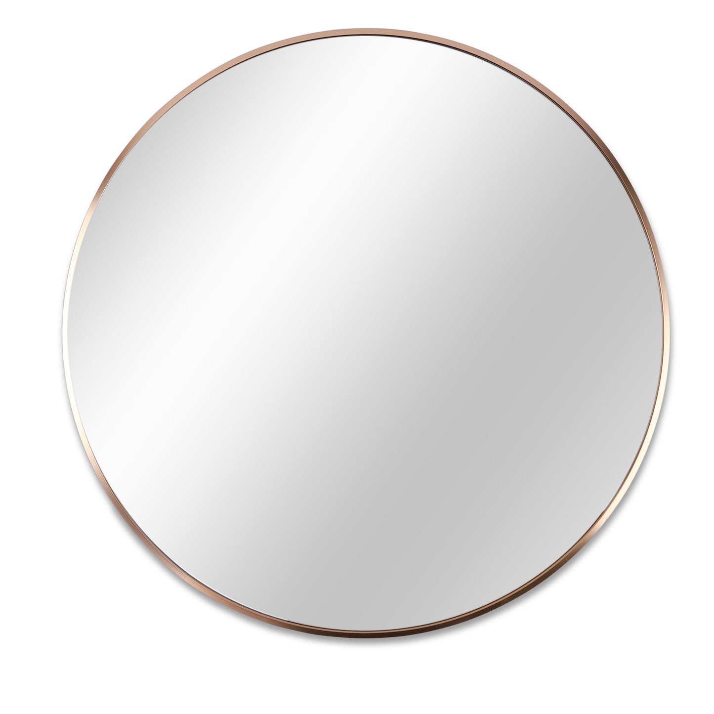 Golden Round Glam Mirror