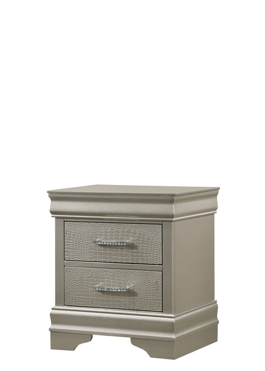 Amalia Gray Nightstand Delight