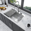 Sleek Stainless Steel Drop-In Kitchen Sink