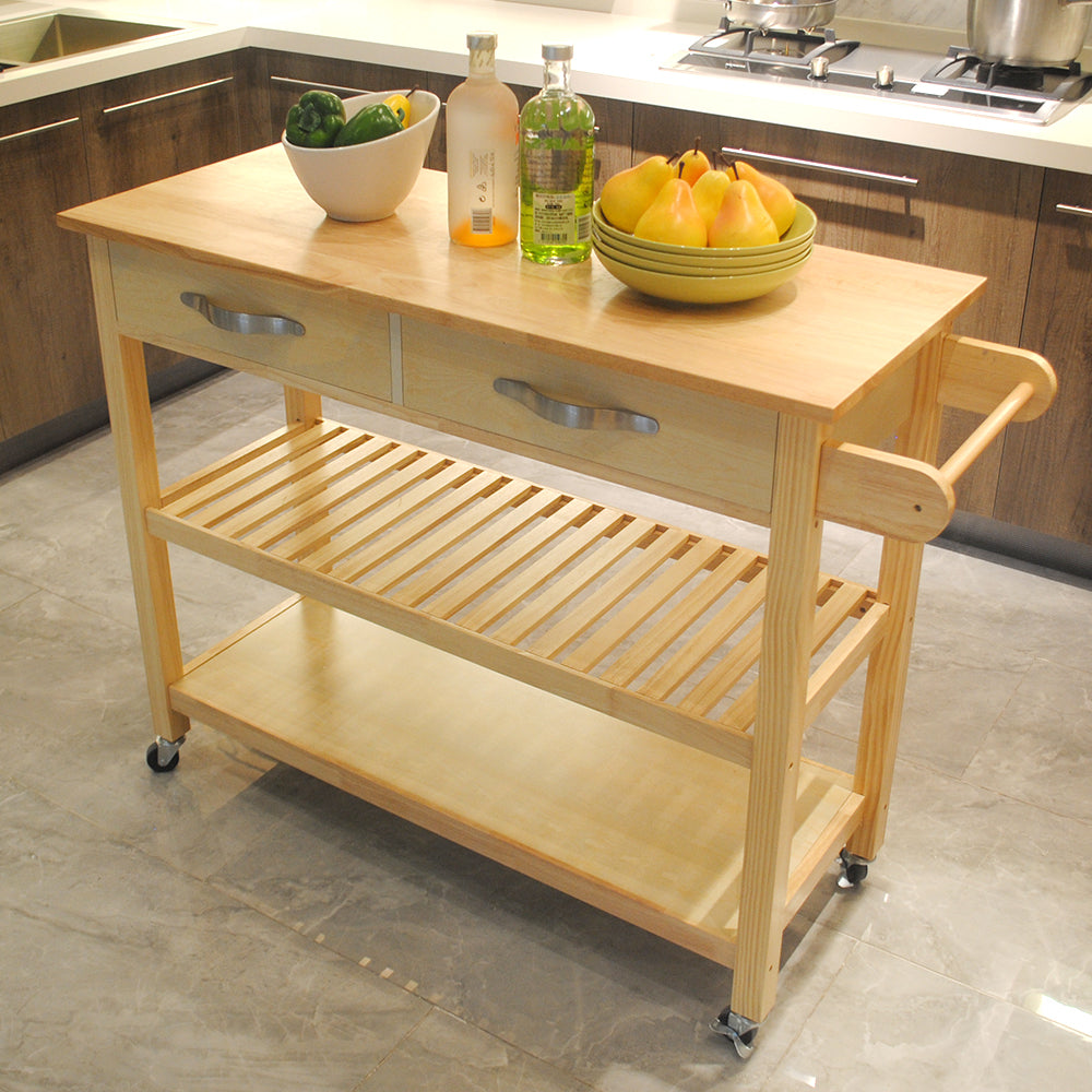 Versatile Mobile Kitchen Island & Cart