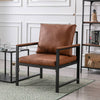 Chic Orange Accent Chair