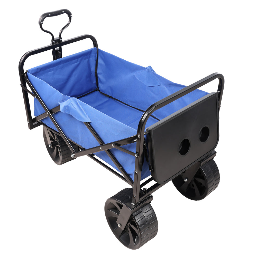 Blue Folding Wagon for All Your Adventures