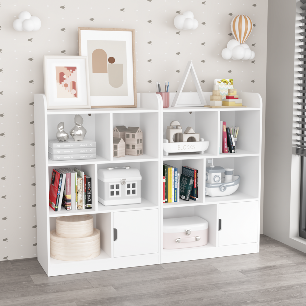 Charming Kids Bookcase with Cubes