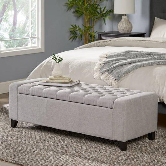 Cozy Guernsey Ottoman