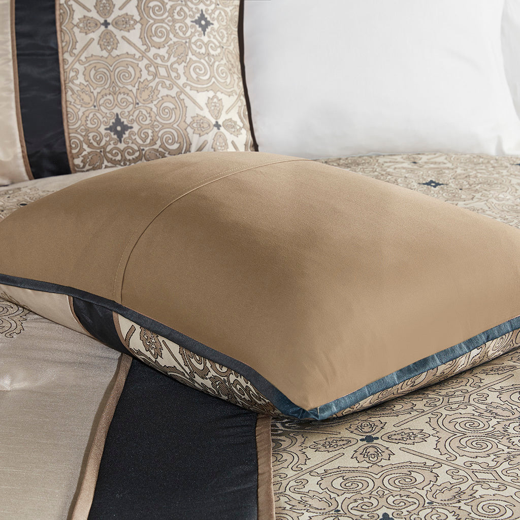 Cozy Jacquard Comforter Set with Pillows