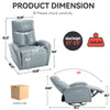 Ultimate Comfort Swivel Recliner with USB Charging