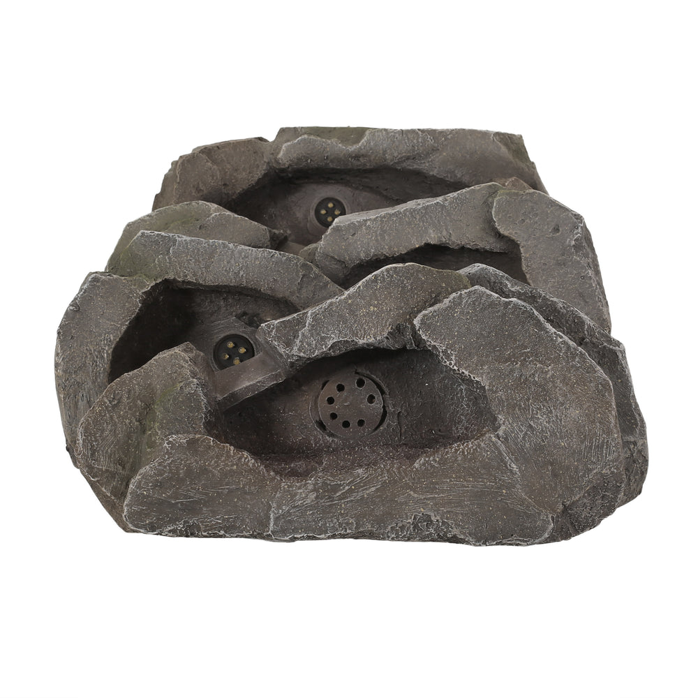 Candler Stone Gray Tiered Fountain – No Assembly Needed!