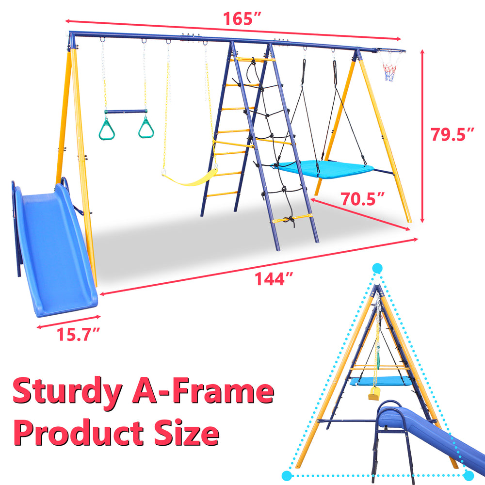 Ultimate Backyard Adventure Swing Set