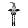Whimsical Winged Black Gnome for Spooky Decor