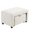 Haven L-Shaped Sofa Bed with Ottoman & USB Ports - Beige