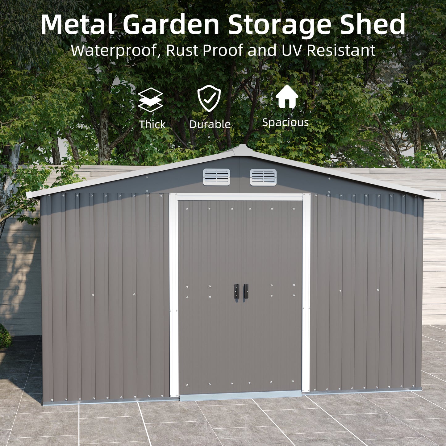 Garden Guardian: Lockable Outdoor Storage Shed