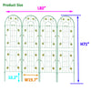 Climbing Plant Trellis Set - Rustproof Support for Your Garden