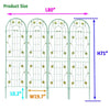 Climbing Plant Trellis Set - Rustproof Support for Your Garden