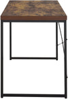 Rustic Bob Desk in Weathered Oak & Black