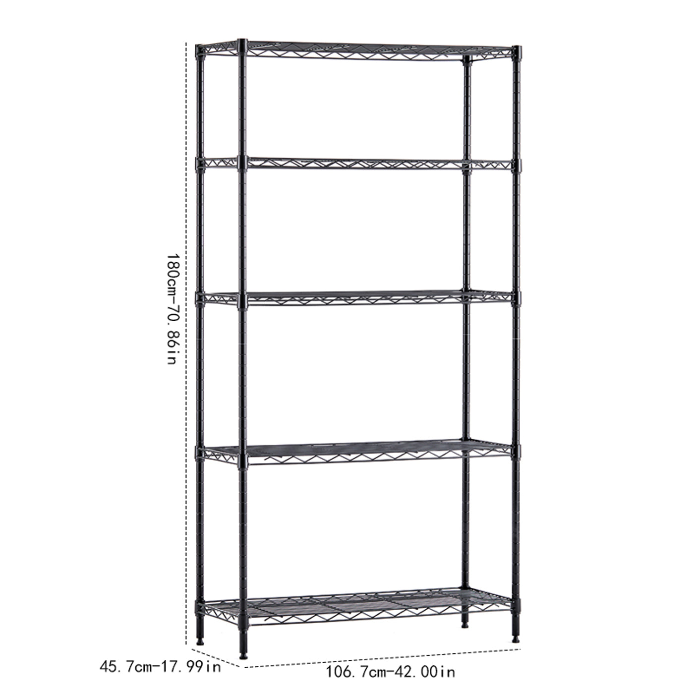 Versatile Metal Wire Storage Rack – Perfect for Every Room!