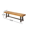 Rustic Outdoor Bench Duo