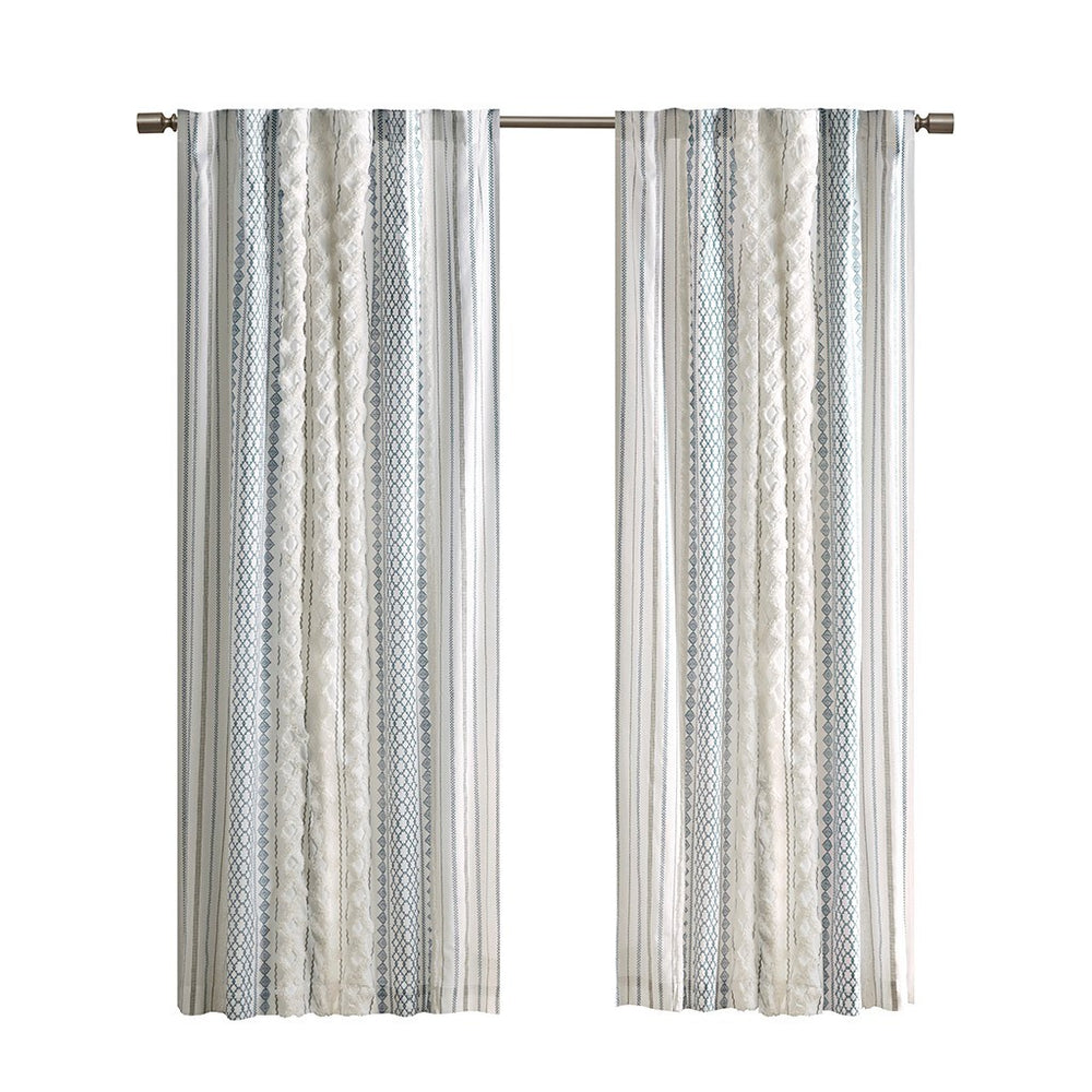 Chic Cotton Stripe Curtain Panel