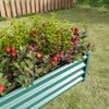 Veezyo Rectangular Metal Garden Bed - Perfect for Flowers & Veggies!