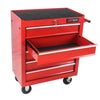 Rolling Red Tool Cart with 5 Drawers