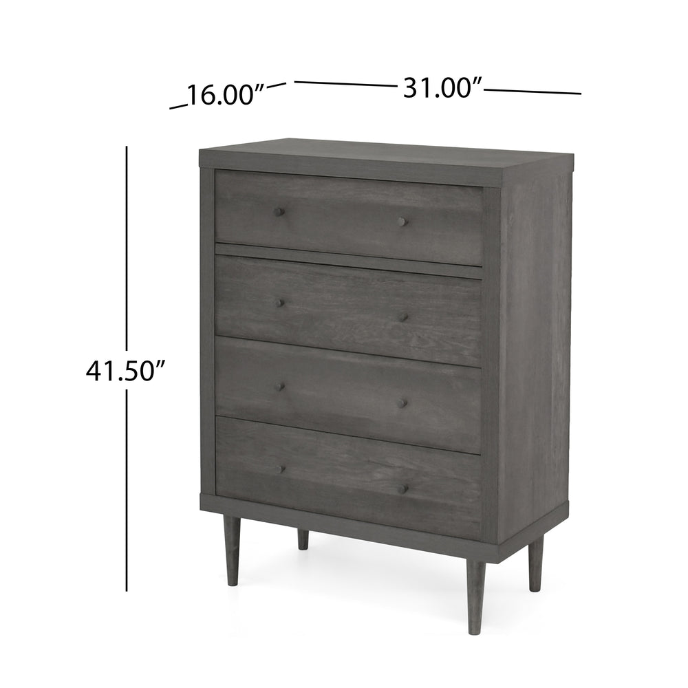 Nordic Charm 4-Drawer Chest