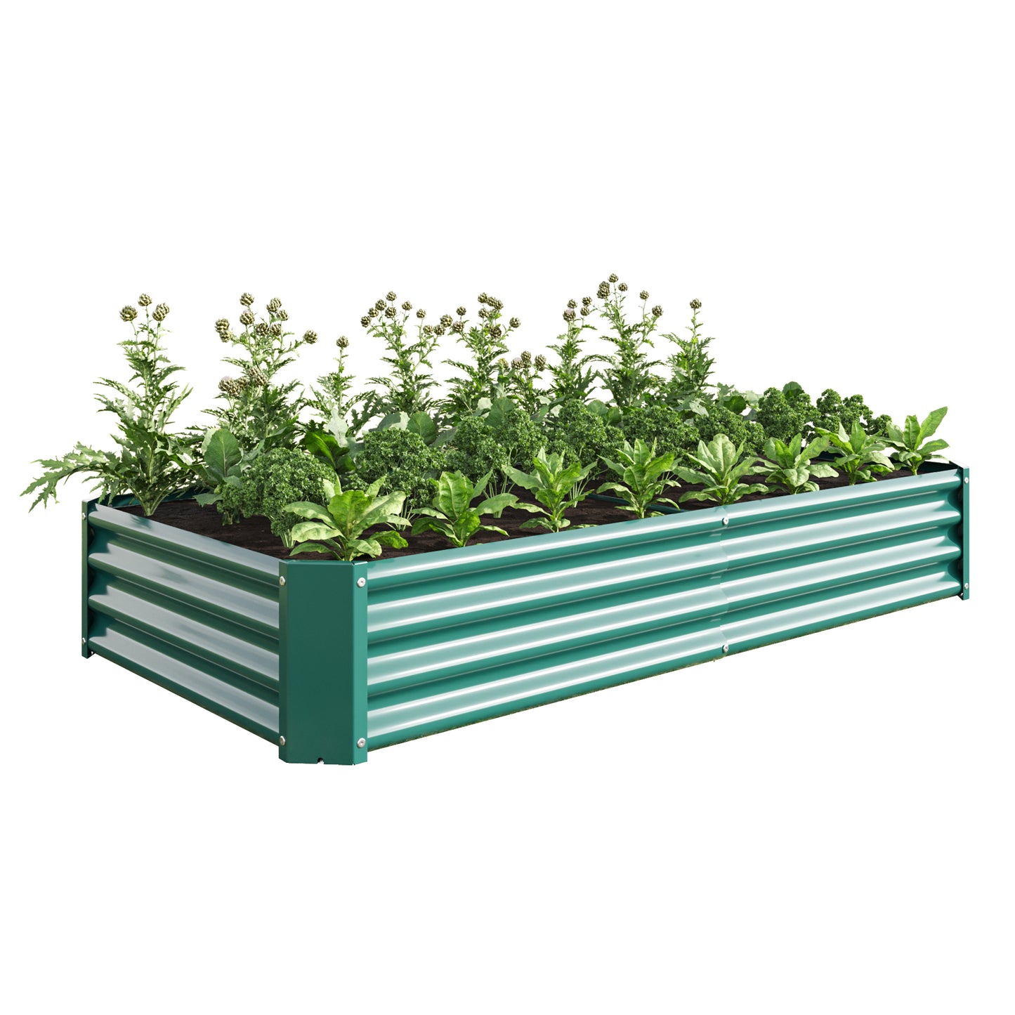 Vibrant Green Garden Planter – Ideal for Your Plants and Veggies!