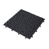 Versatile Waterproof Interlocking Deck Tiles - Pebble Stone Design