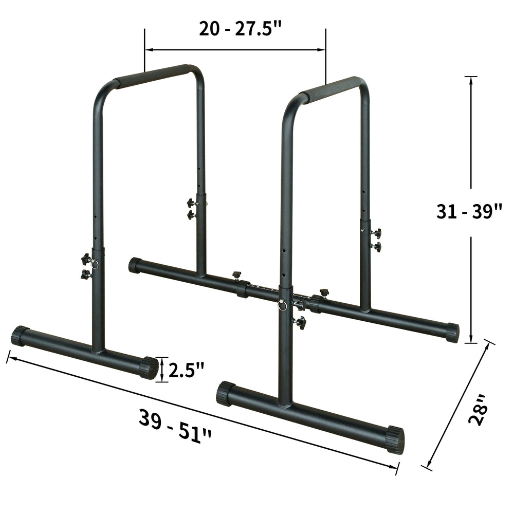 FitPro Power Tower: Adjustable Dip & Pull-Up Station