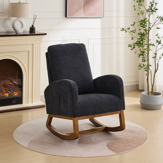 Cozy Rocking Glider Chair for Nursery and Living Room