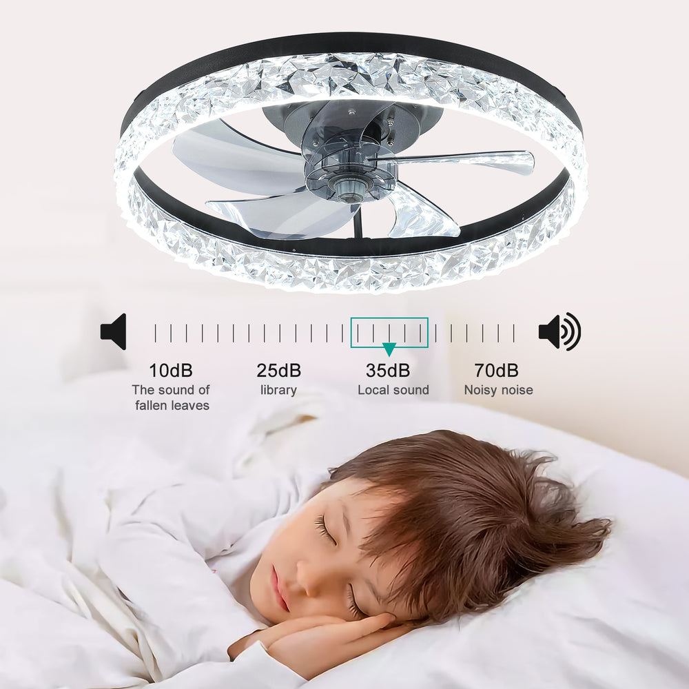 Bright Breeze Fan with Dimmable Lights