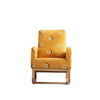 Cozy Mustard Rocker: Modern Mid-Century Accent Chair