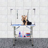 Blue Pet Grooming Table with Storage