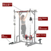 Ultimate Home Gym Power Cage with LAT Pulldown and Weight Storage