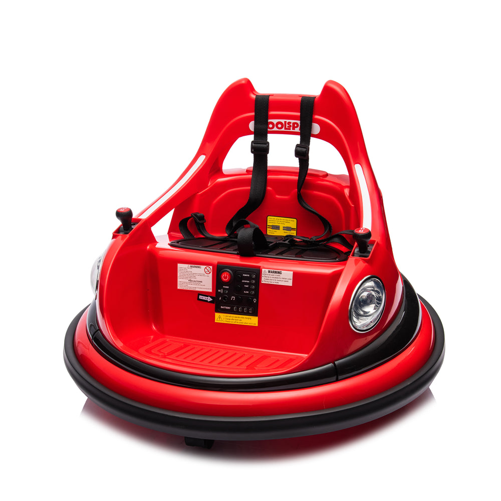 Spin & Shine Electric Bumper Car for Kids