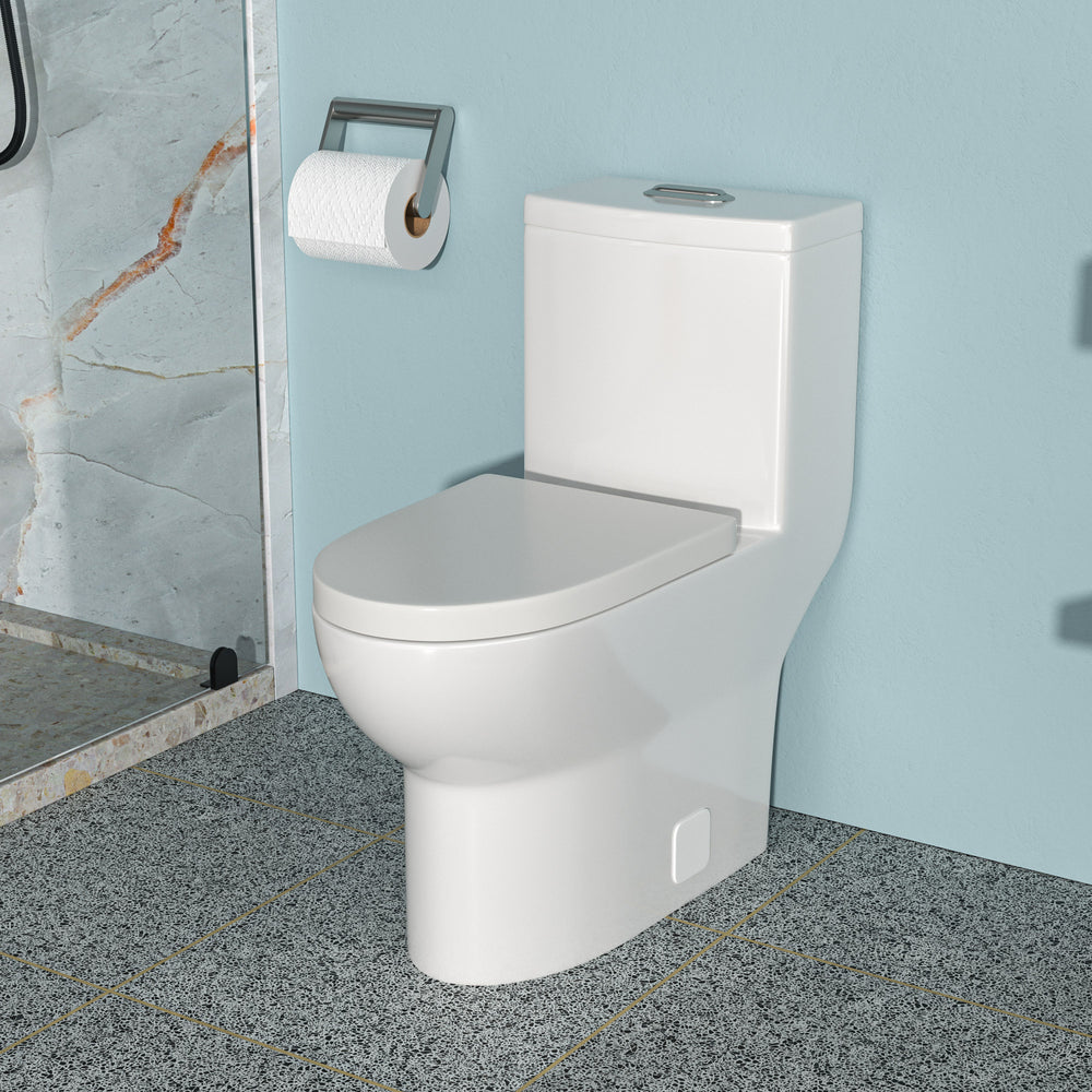 Sleek Soft-Close Dual Flush Toilet