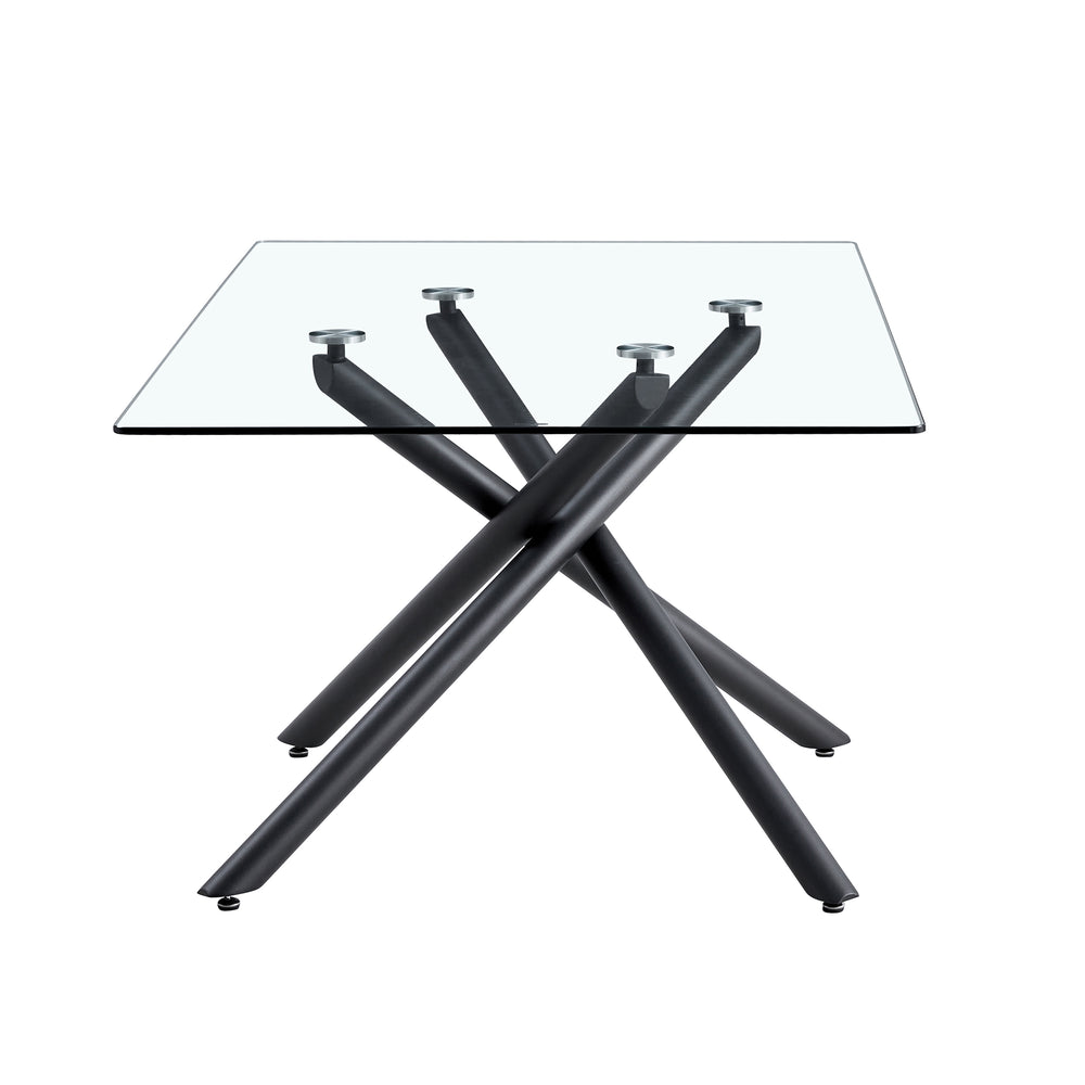 Sleek Glass Dining Table for Stylish Gatherings