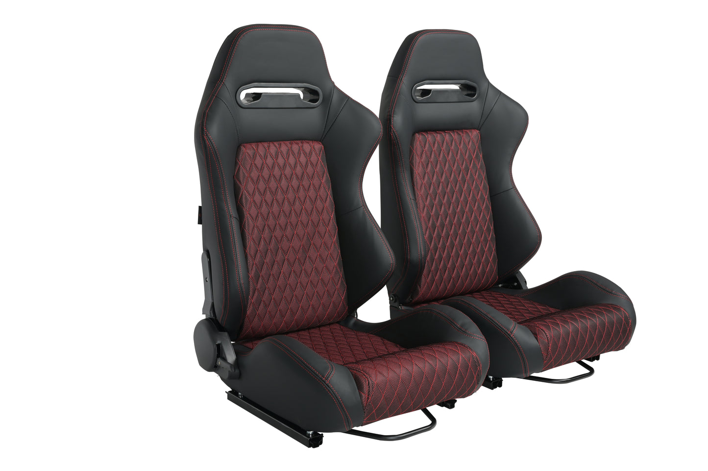 Ultimate Racing Seat Duo – Premium PVC & Suede Comfort