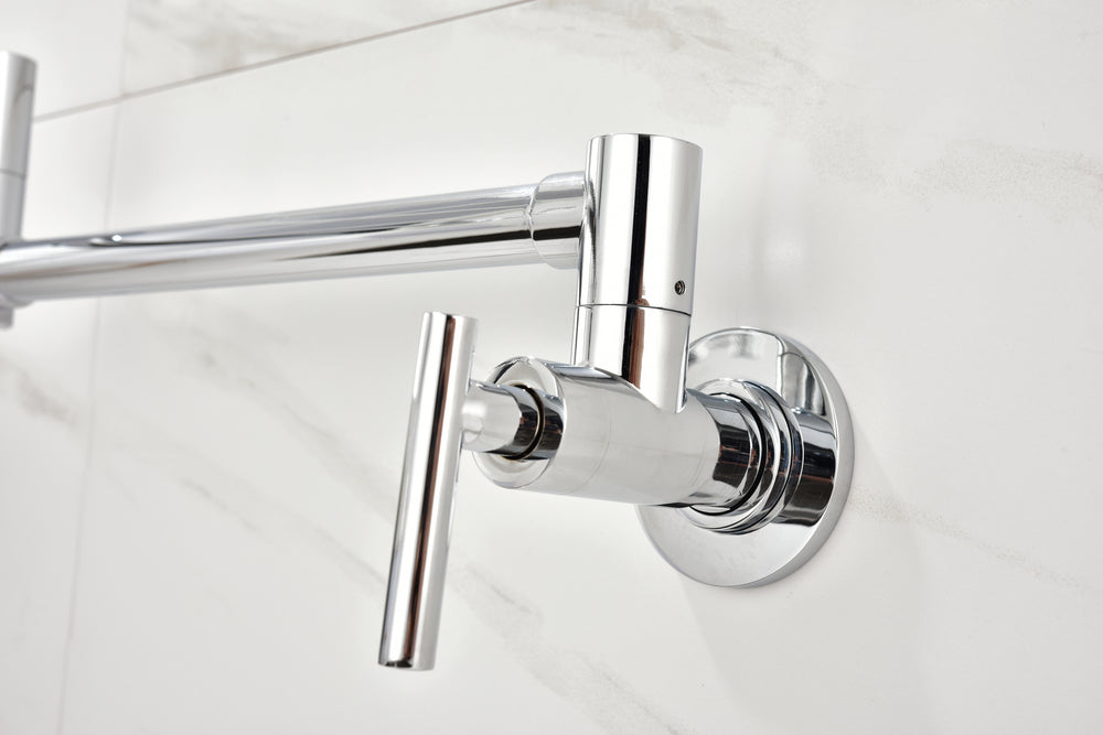 Wall-Mount Pot Filler Faucet